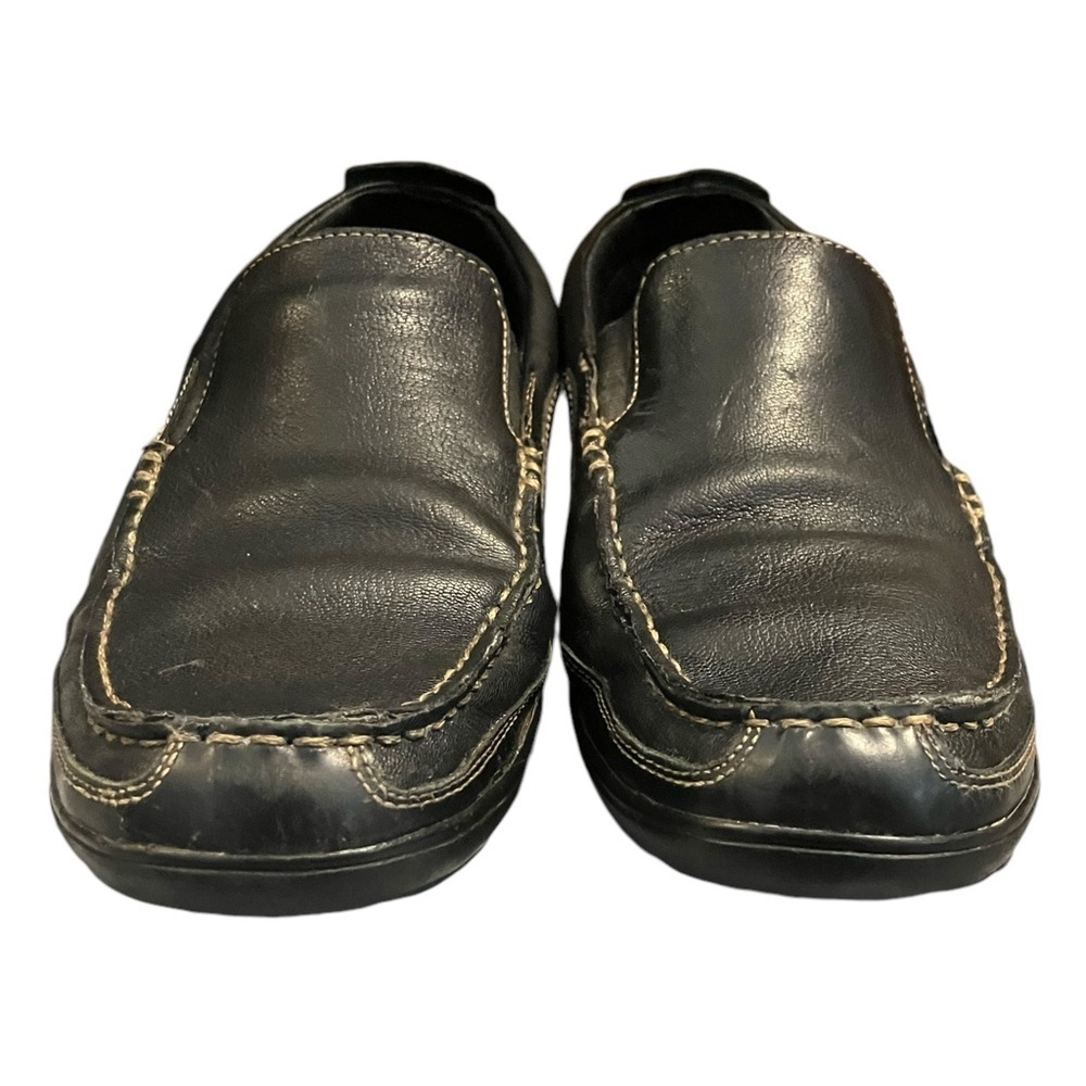 Men's Cole Haan Black Leather Loafers Slip On Size 10 1/2 M - Picture 1 of 6